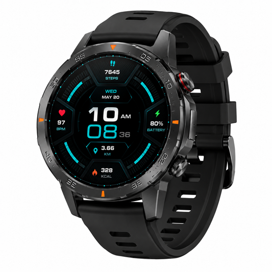 Smartwatch bianco per il monitoraggio completo